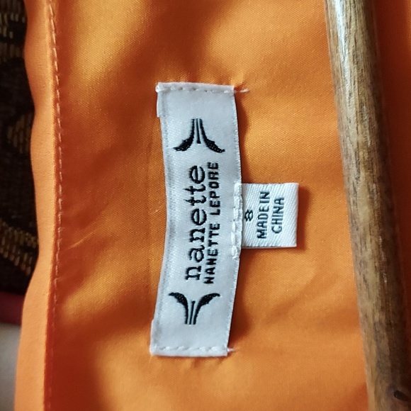 Nanette Nanette Lepore maxi dress, orange, size 8 - Picture 3 of 8